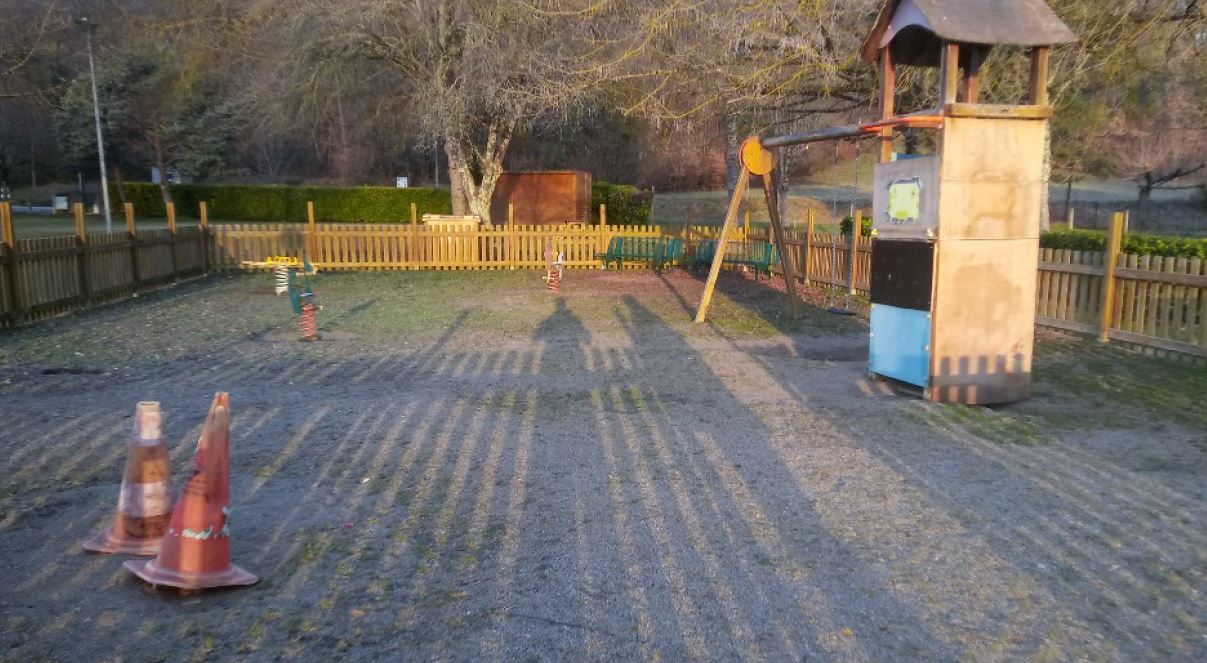 Fermeture aire de jeux du Lac de Fontclaire