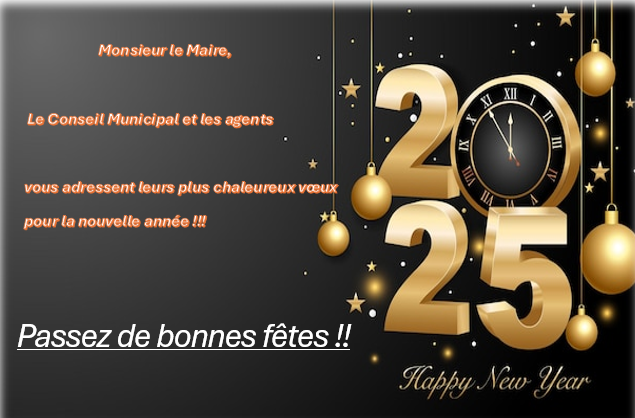 Bonnes fêtes de fin d\'année 2025